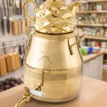 کتری و قوری طرح یونیک 5 لیتر گلد