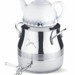 کتری و قوری طرح یونیک 5 لیتر سیلور