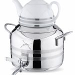 کتری و قوری طرح ترک 6 لیتر سیلور