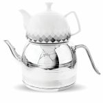 کتری و قوری طرح ترک 3 لیتر لوله دار