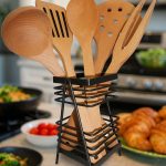 ست کفگیر و ملاقه چوبی