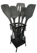 ست 5 تکه کفگیر و ملاقه سیلیکونی - تصویر 5